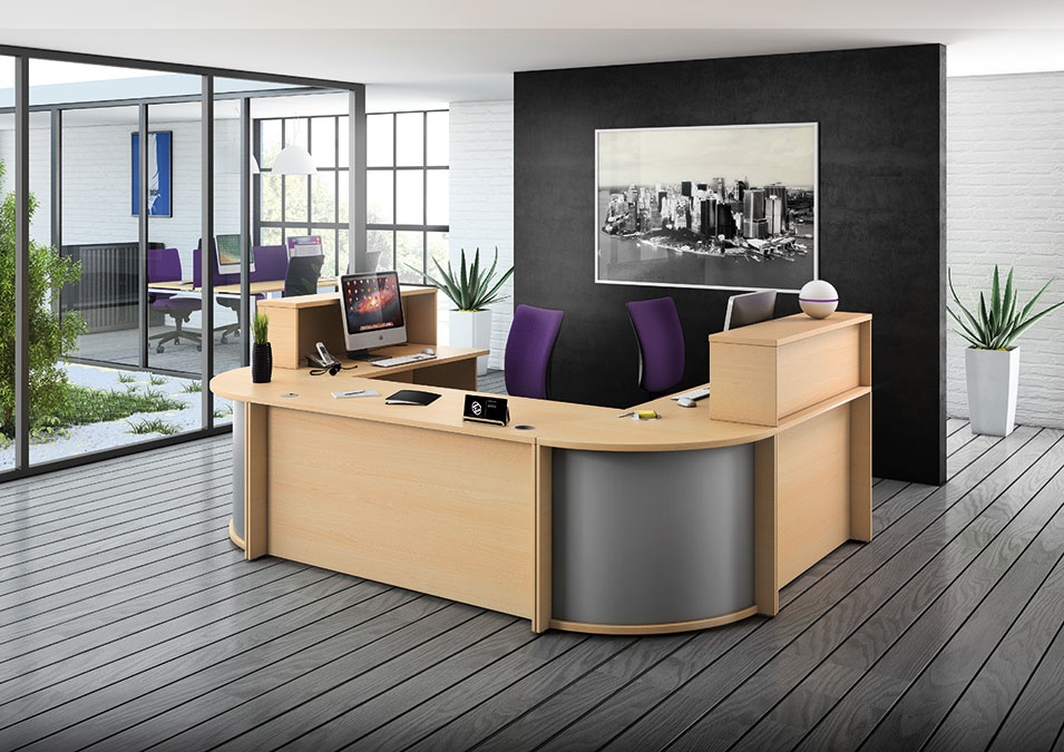 bureau Accueil beige